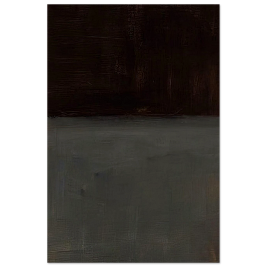 Untitled brown and gray - 1969 Poster | Mark Rothko Poster | Rothko Prints