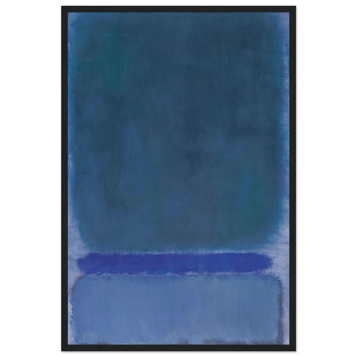 Untitled Green on Blue - 1968 Framed Poster | Mark Rothko Framed Prints Wall Art | Rothko Prints