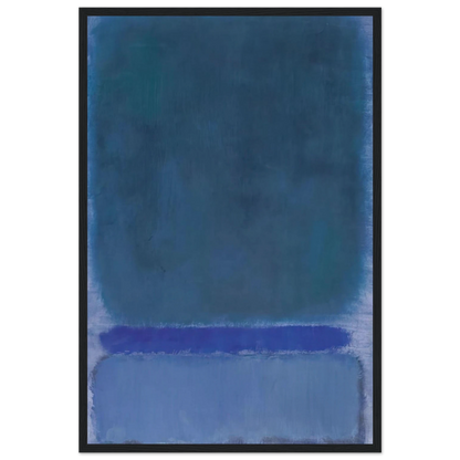 Untitled Green on Blue - 1968 Framed Poster | Mark Rothko Framed Prints Wall Art | Rothko Prints