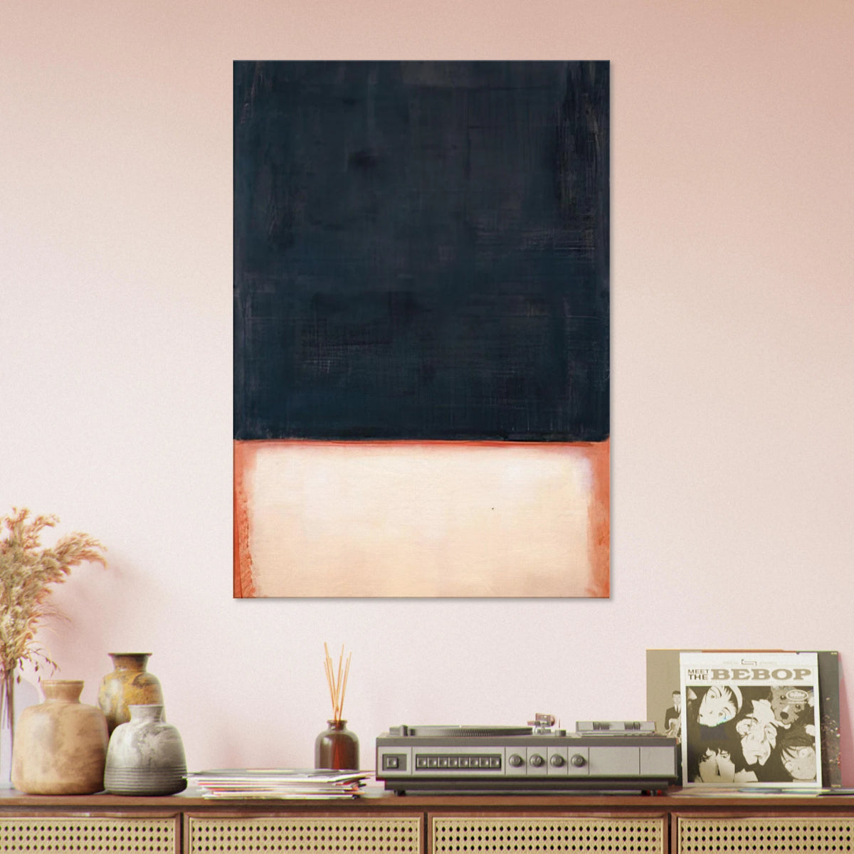 No. 7 Dark Over Light - 1954 Canvas | Mark Rothko Canvas | Rothko Prints
