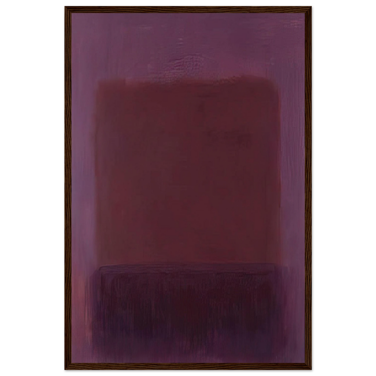 Purple Brown - 1957 Framed Poster | Mark Rothko Framed Prints Wall Art | Rothko Prints