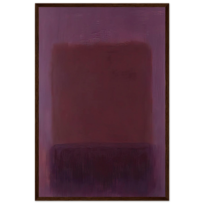 Purple Brown - 1957 Framed Poster | Mark Rothko Framed Prints Wall Art | Rothko Prints