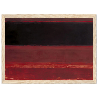 Four Darks in Red - 1958 Framed Poster | Mark Rothko Framed Prints Wall Art | Rothko Prints