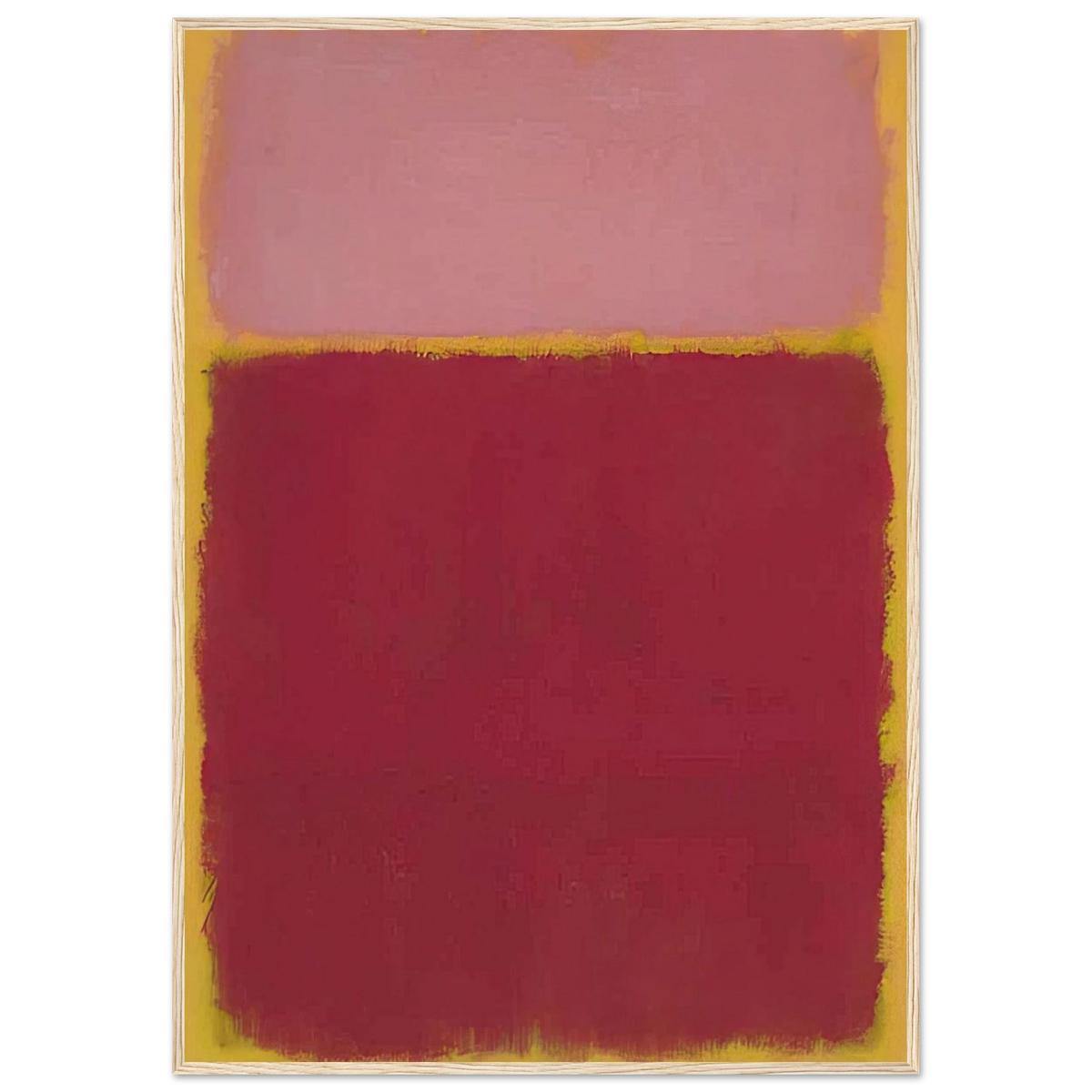Untitled No. 17 - 1961 Framed Poster | Mark Rothko Framed Prints Wall Art | Rothko Prints