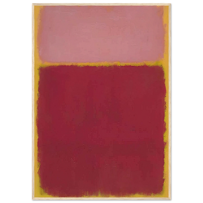 Untitled No. 17 - 1961 Framed Poster | Mark Rothko Framed Prints Wall Art | Rothko Prints