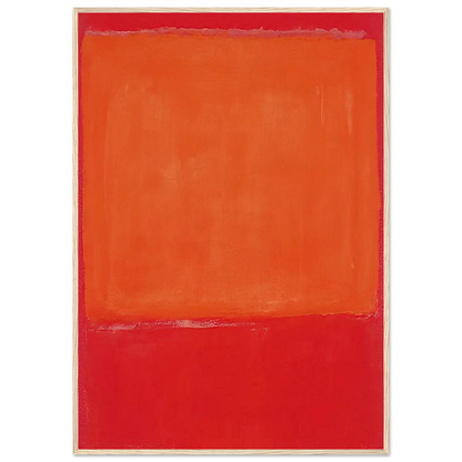 Ochre and Red on Red - 1957 Framed Poster | Mark Rothko Framed Prints Wall Art | Rothko Prints