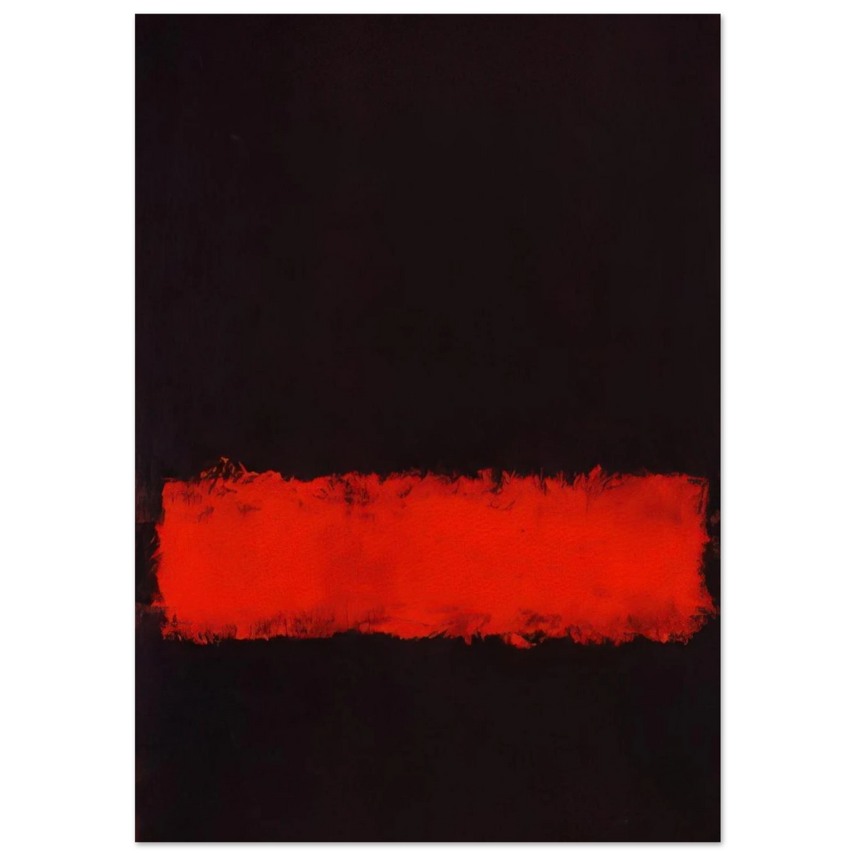 Black, Red and Black - 1968 Poster | Mark Rothko Poster | Rothko Prints