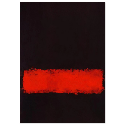Black, Red and Black - 1968 Poster | Mark Rothko Poster | Rothko Prints