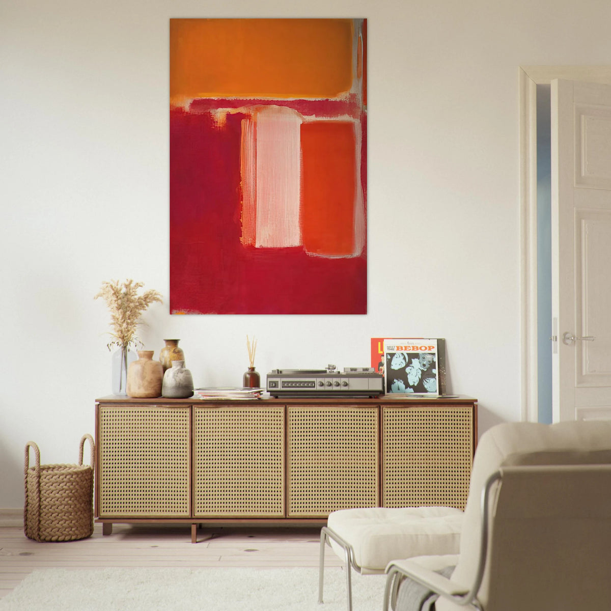 Yellow, Cherry, Orange - 1947 Poster | Mark Rothko Poster | Rothko Prints