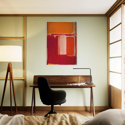 Yellow, Cherry, Orange - 1947 Framed Poster | Mark Rothko Framed Prints Wall Art | Rothko Prints