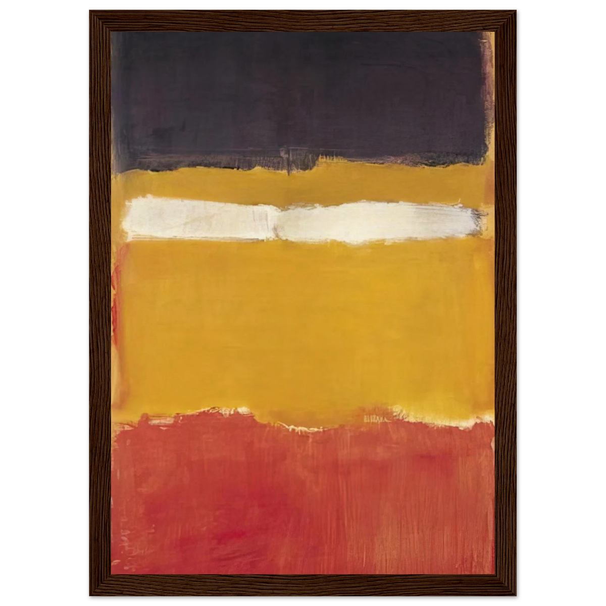 Number 24 Untitled - 1951 Framed Poster | Mark Rothko Framed Prints Wall Art | Rothko Prints