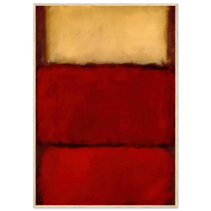Red - 1964 Framed Poster | Mark Rothko Framed Prints Wall Art | Rothko Prints