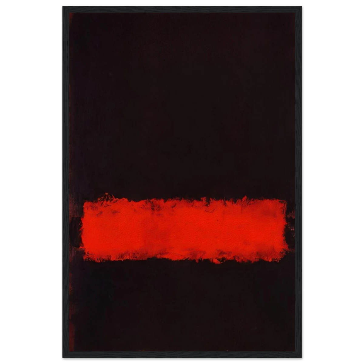 Black, Red and Black - 1968 Framed Poster | Mark Rothko Framed Prints Wall Art | Rothko Prints