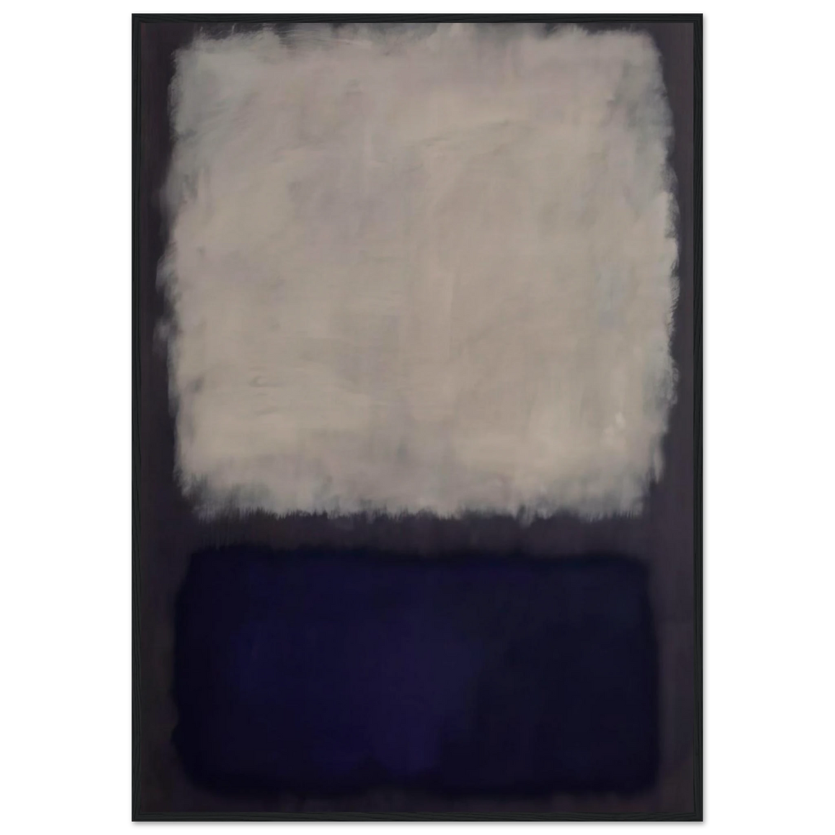 Blue and gray - 1962 Framed Poster | Mark Rothko Framed Prints Wall Art | Rothko Prints