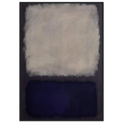 Blue and gray - 1962 Framed Poster | Mark Rothko Framed Prints Wall Art | Rothko Prints
