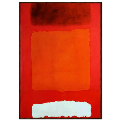 Red, White, and Brown - 1957 Framed Poster | Mark Rothko Framed Prints Wall Art | Rothko Prints