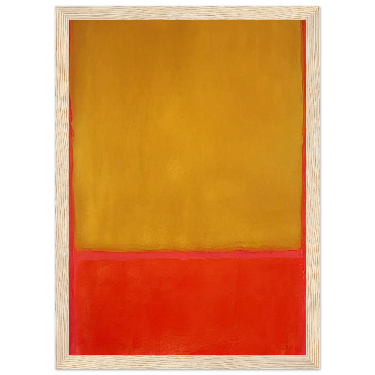 Ochre and Red on Red - 1954 Framed Poster | Mark Rothko Framed Prints Wall Art | Rothko Prints