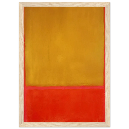 Ochre and Red on Red - 1954 Framed Poster | Mark Rothko Framed Prints Wall Art | Rothko Prints