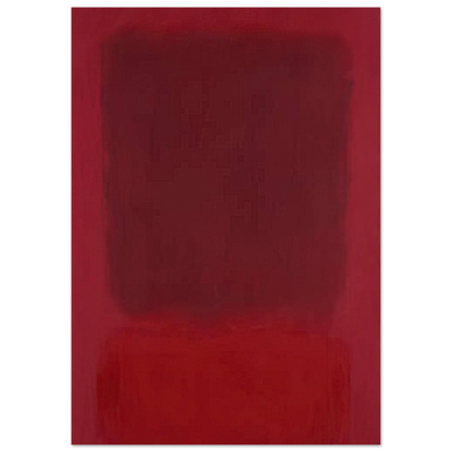 Red and Brown - 1957 Poster | Mark Rothko Poster | Rothko Prints
