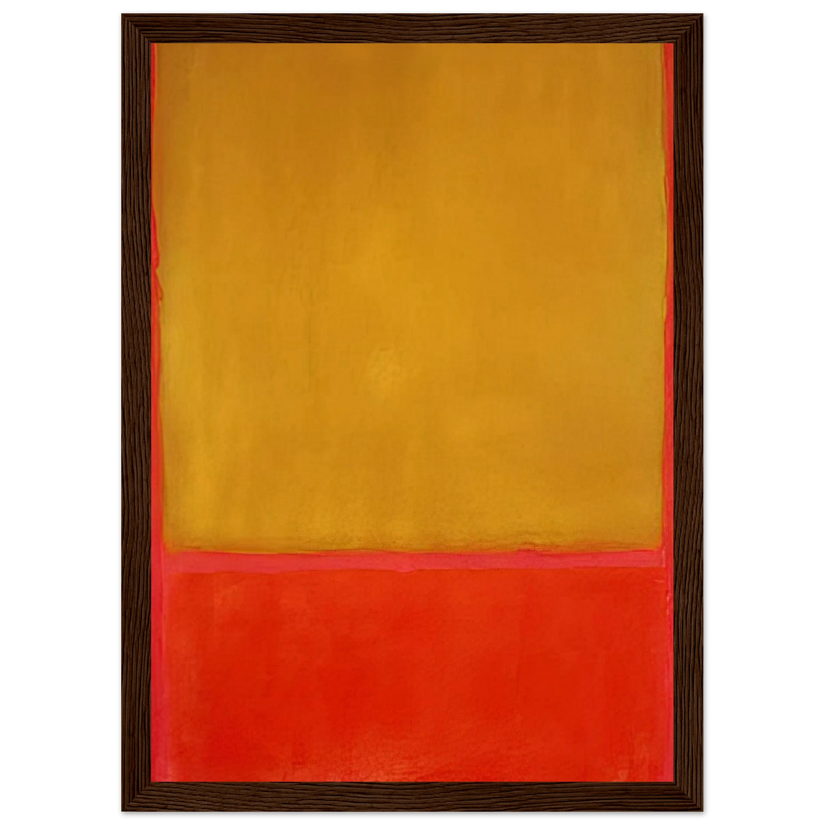 Ochre and Red on Red - 1954 Framed Poster | Mark Rothko Framed Prints Wall Art | Rothko Prints