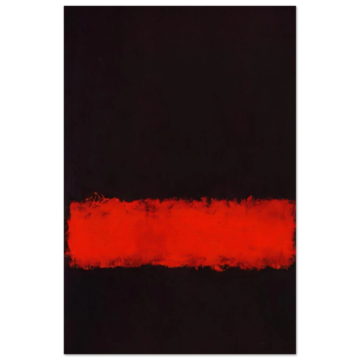 Black, Red and Black - 1968 Poster | Mark Rothko Poster | Rothko Prints