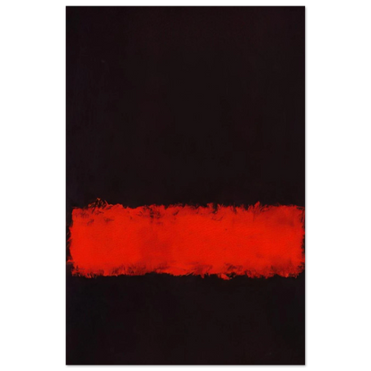 Black, Red and Black - 1968 Poster | Mark Rothko Poster | Rothko Prints