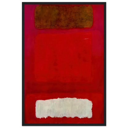 No. 16 Red, White, and Brown - 1957 Framed Poster | Mark Rothko Framed Prints Wall Art | Rothko Prints