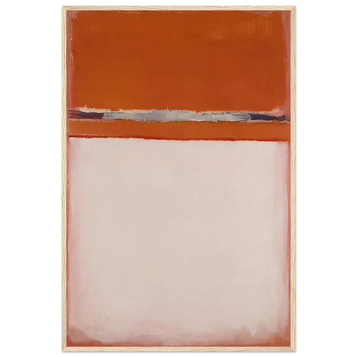 No.18 - 1951 Framed Poster | Mark Rothko Framed Prints Wall Art | Rothko Prints