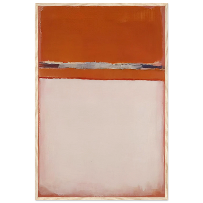 No.18 - 1951 Framed Poster | Mark Rothko Framed Prints Wall Art | Rothko Prints