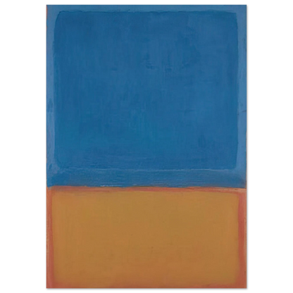 Untitled Red, Blue, Orange - 1955 Poster | Mark Rothko Poster | Rothko Prints