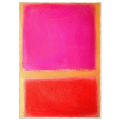 Untitled - Color Field Painting Framed Poster | Mark Rothko Framed Prints Wall Art | Rothko Prints
