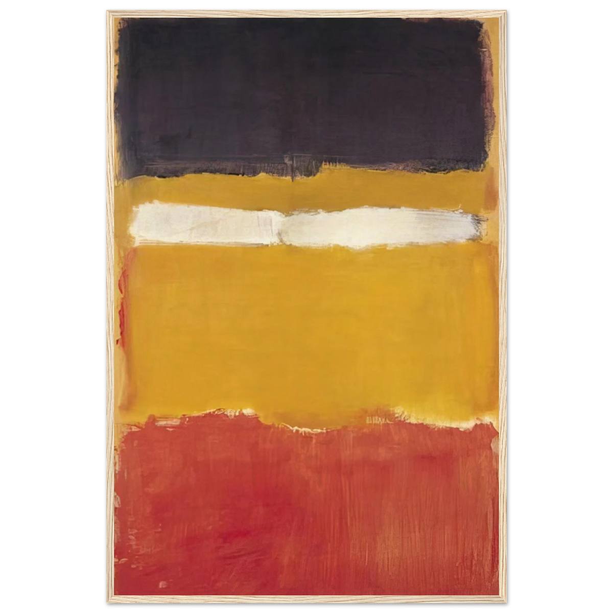 Number 24 Untitled - 1951 Framed Poster | Mark Rothko Framed Prints Wall Art | Rothko Prints