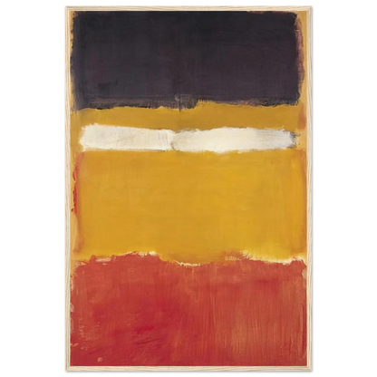 Number 24 Untitled - 1951 Framed Poster | Mark Rothko Framed Prints Wall Art | Rothko Prints