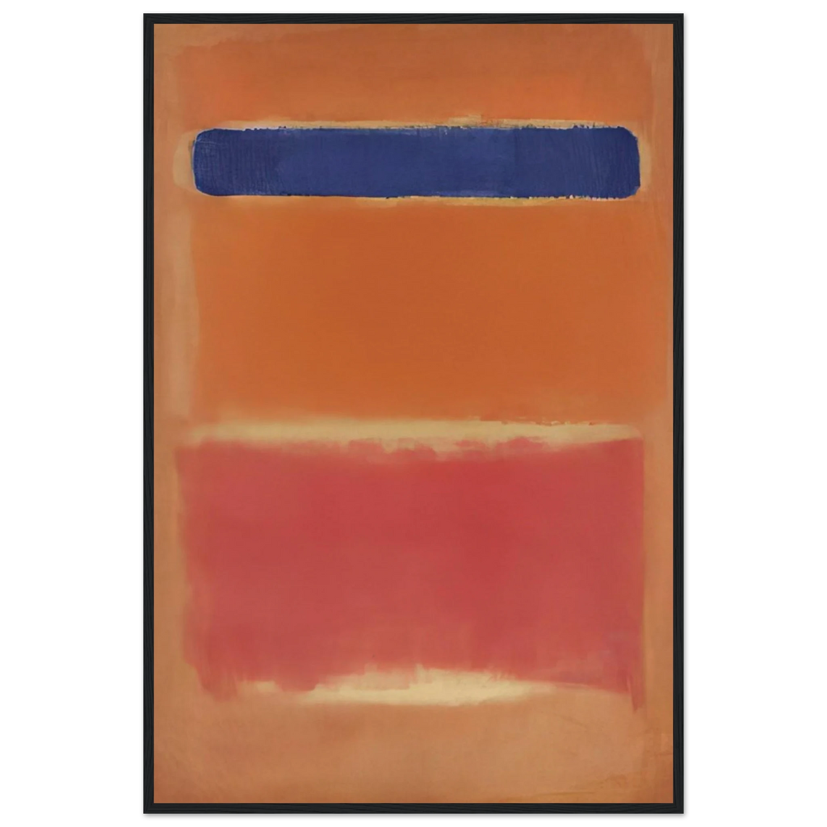 Blue Over Red - 1953 Framed Poster | Mark Rothko Framed Prints Wall Art | Rothko Prints