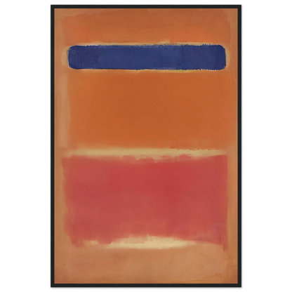 Blue Over Red - 1953 Framed Poster | Mark Rothko Framed Prints Wall Art | Rothko Prints