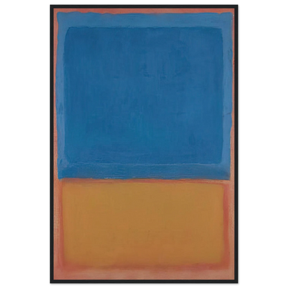 Untitled Red, Blue, Orange - 1955 Framed Poster | Mark Rothko Framed Prints Wall Art | Rothko Prints