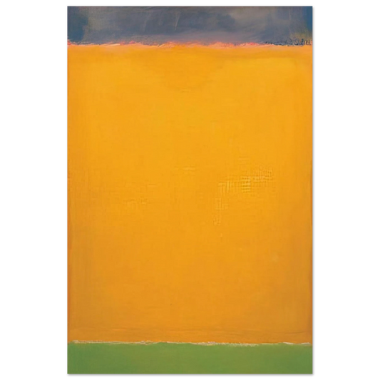 United Blue, Yellow, Green on Red - 1954 Poster | Mark Rothko Poster | Rothko Prints