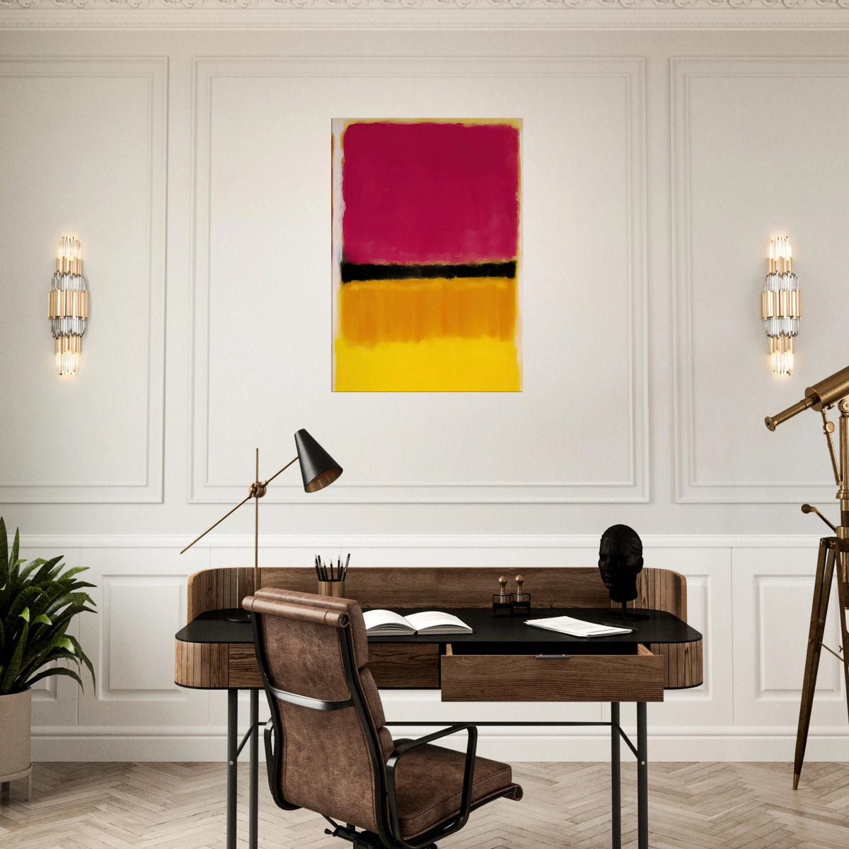 Violet, Black, Orange, Yellow on White and Red - 1949 Canvas | Mark Rothko Canvas | Rothko Prints