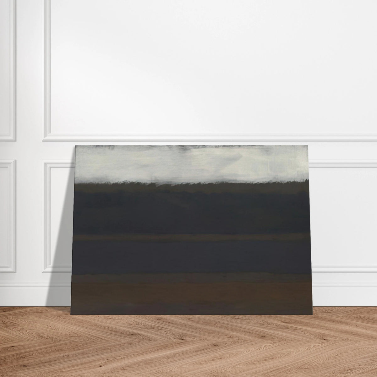 No. 14 Horizontals, White over Darks - 1961 Canvas | Mark Rothko Canvas | Rothko Prints