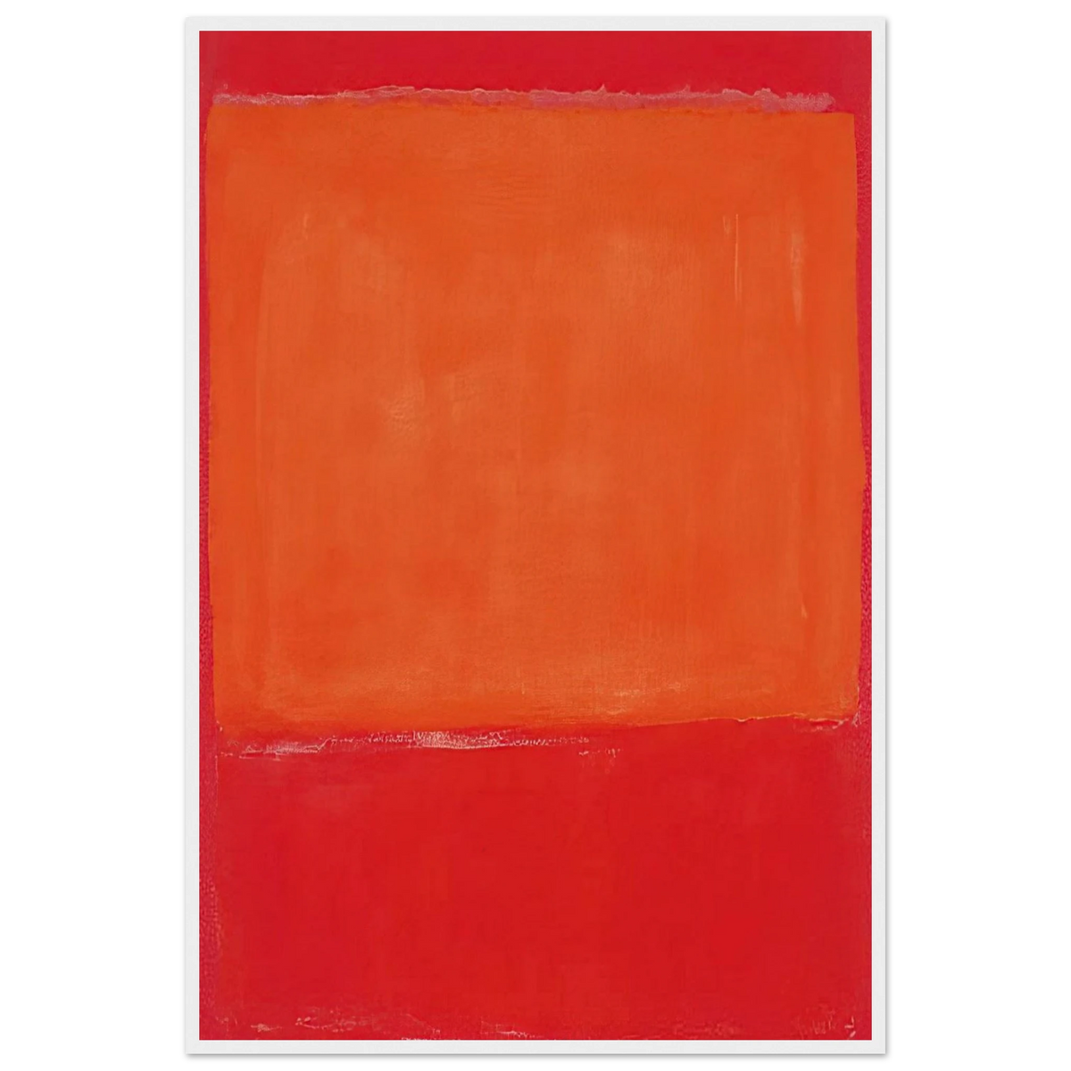 Ochre and Red on Red - 1957 Framed Poster | Mark Rothko Framed Prints Wall Art | Rothko Prints