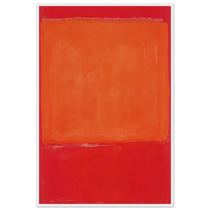 Ochre and Red on Red - 1957 Framed Poster | Mark Rothko Framed Prints Wall Art | Rothko Prints