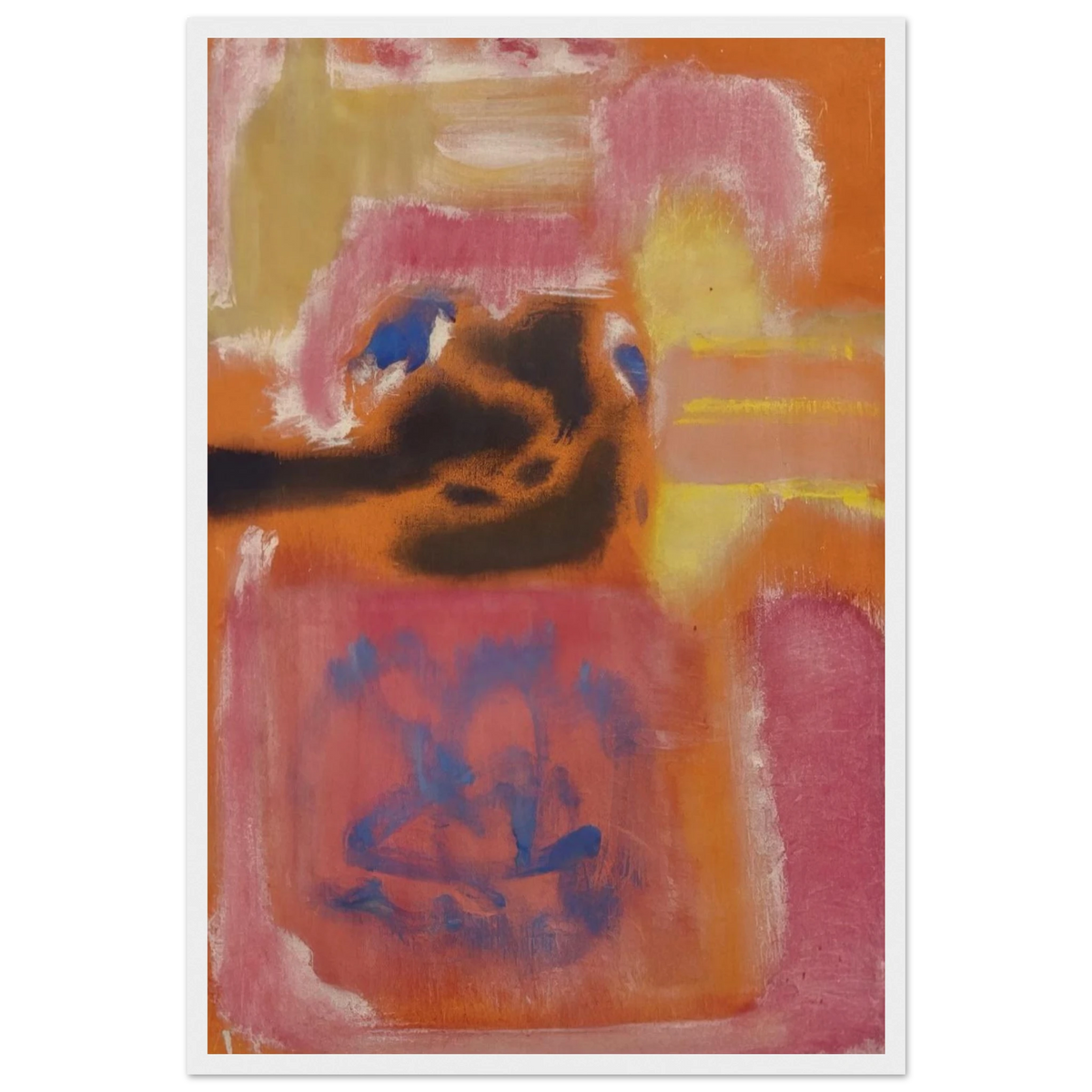 No. 9 - 1947 Framed Poster | Mark Rothko Framed Prints Wall Art | Rothko Prints