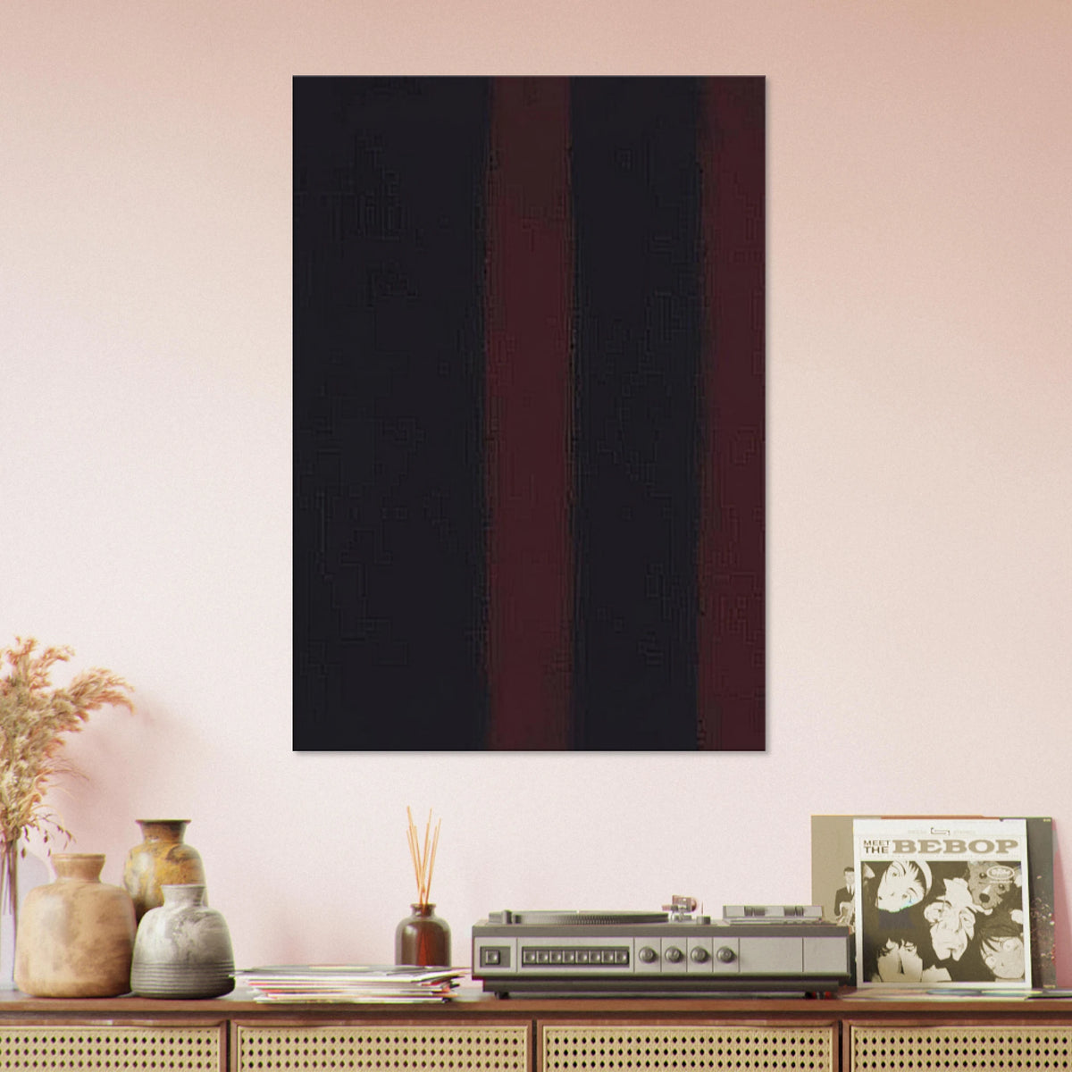 Black on Maroon - 1959 Canvas | Mark Rothko Canvas | Rothko Prints