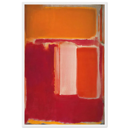 Yellow, Cherry, Orange - 1947 Framed Poster | Mark Rothko Framed Prints Wall Art | Rothko Prints