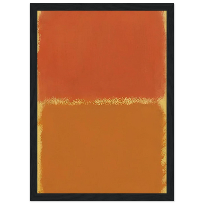 Orange, Red, Orange - 1961 Framed Poster | Mark Rothko Framed Prints Wall Art | Rothko Prints