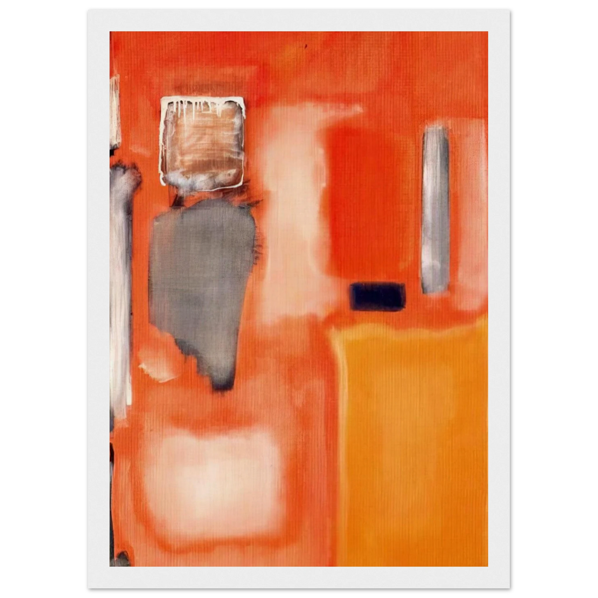 No. 19 - 1949 Framed Poster | Mark Rothko Framed Prints Wall Art | Rothko Prints