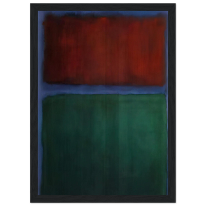 Earth and Green - 1955 Framed Poster | Mark Rothko Framed Prints Wall Art | Rothko Prints