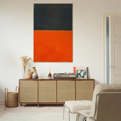 Green and Tangerine on Red - 1956 Poster | Mark Rothko Poster | Rothko Prints