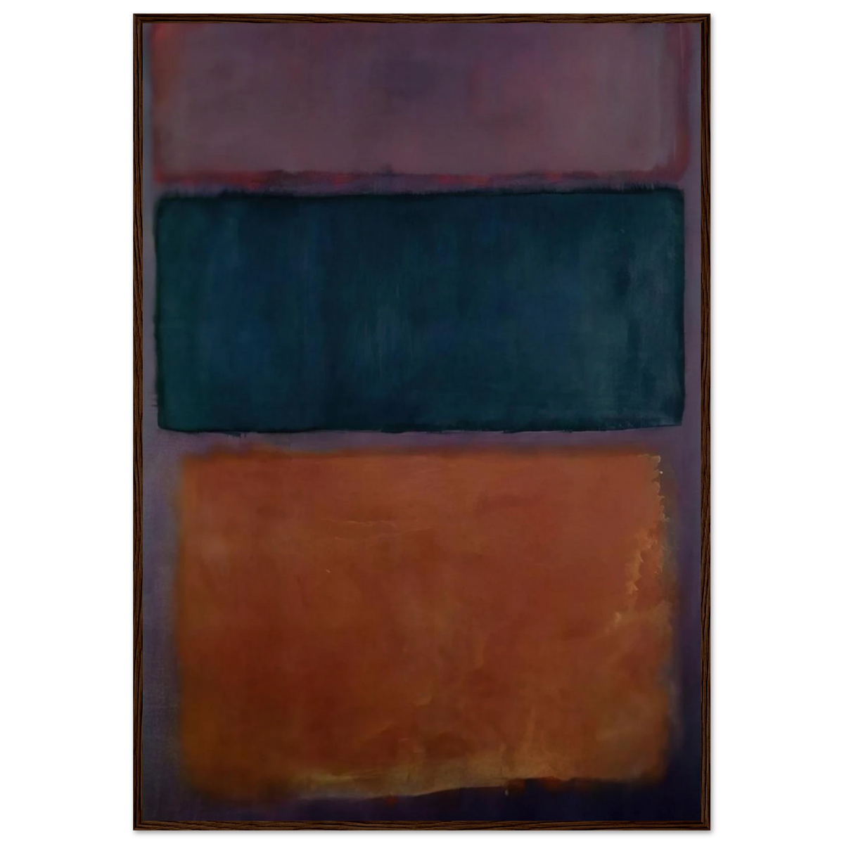 Untitled - 1963 Framed Poster | Mark Rothko Framed Prints Wall Art | Rothko Prints