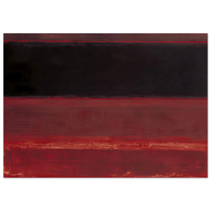 Four Darks in Red - 1958 Poster | Mark Rothko Poster | Rothko Prints